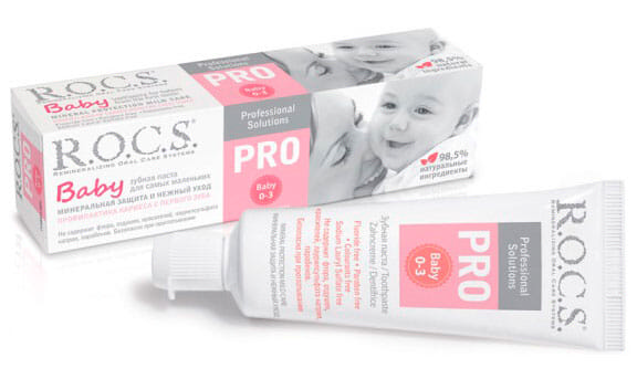 Зубная паста ROCS PRO Baby Минеральная защита & Нежный уход 45 г