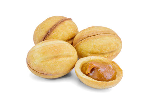 Печенье Колос Сдобное Орешки со сгущенкой 1,7 кг.