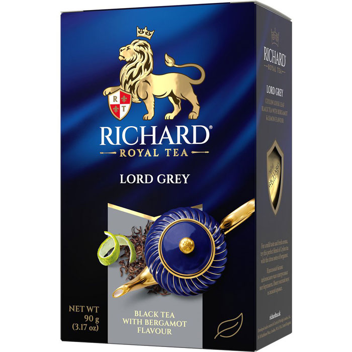 Чай черный Richard Lord Grey Бергамод 90 г.