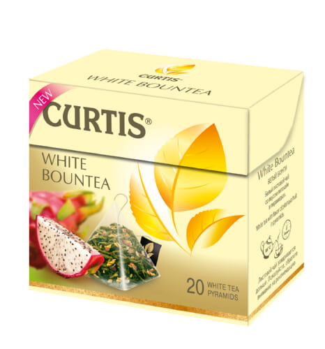 Чай черный Curtis White Bountea (Баунти белый) пирамидки 20 штук.