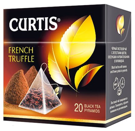 Чай черный Curtis French Truffle (Трюфель) пирамидки 20 штук.