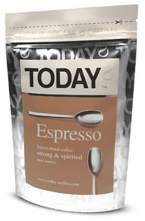 Кофе растворимый Today Espresso пакет 75 г.