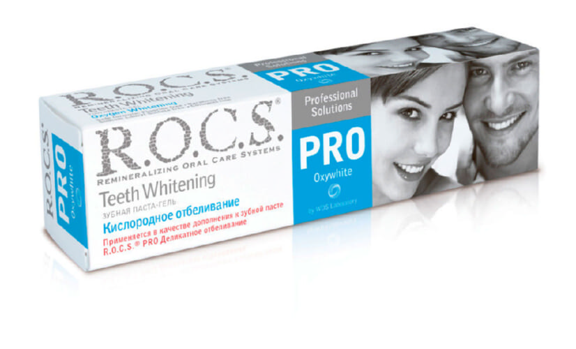 Зубная паста ROCS PRO кислородное отбеливание  60 г.