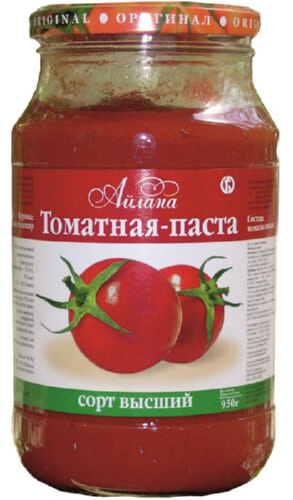 Паста томатная Айлана стеклянная банка 0,500 кг.
