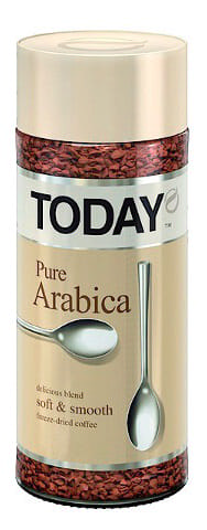 Кофе растворимый Today Pure Arabica 95 г.