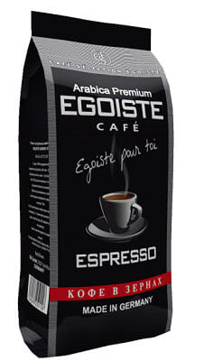 Кофе зерновой Egoistе Espresso 250 г.