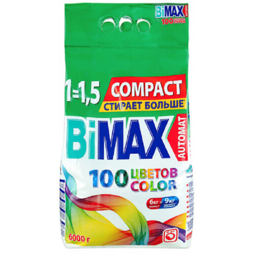 Стиральный порощок BiMax Color астомат 6,0 кг.