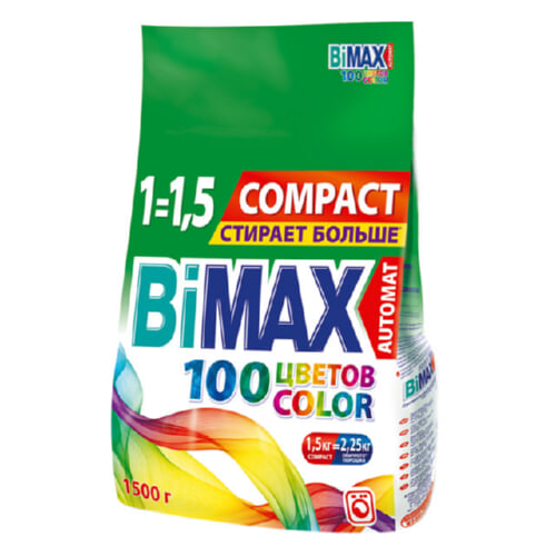 Стиральный порощок BiMax Color автомат 1,5 кг.