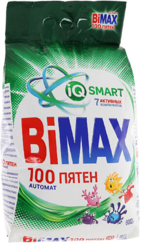 Стиральный порощок BiMax 100 пятен автомат 6,0 кг.