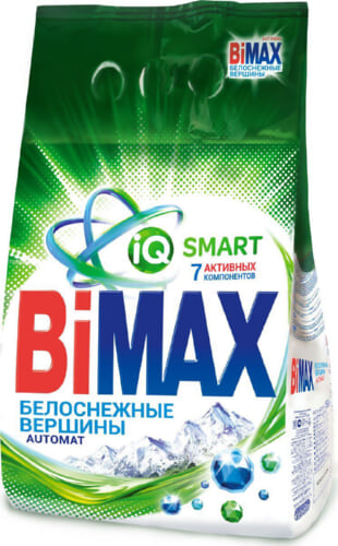 Стиральный порощок BiMax белоснежные вершины автомат 1,5 л.