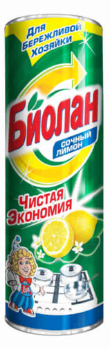 Чистящий порошок Биолан Сочный Лимон 0,400 г.
