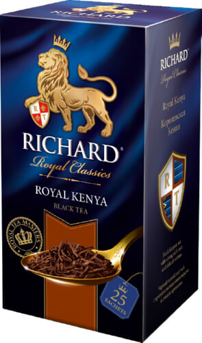 Чай черный байховый  Richard Royal Kenya 25 пакетов.