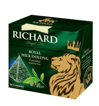 Чай зеленый  Richard Royal Milk Oolong пирамидки 20 штук.