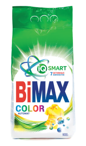 Стиральный порощок BiMax Color автомат 9кг.