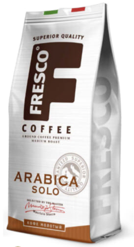Кофе молотый FRESCO Arabica Solo пакет 200 г.
