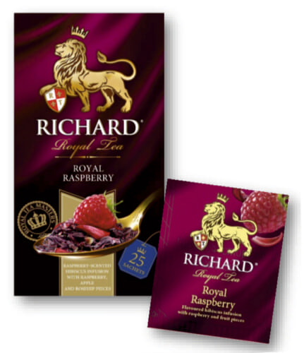Чай черный Richard Royal Raspberry 25 пакетов.