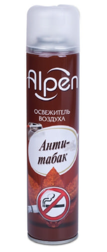 Освежитель воздуха Alpen Антитабак 300 мл.