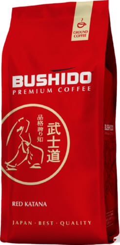Кофе молотый Bushido Red Katana 227 г.