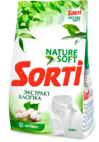 Sorti СМС 6,0кг Экстракт хлопка AUT.(8544-3) 8521