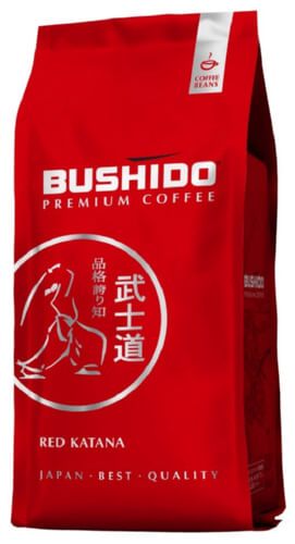 Кофе зерновой  Bushido Red Katana 227 г.