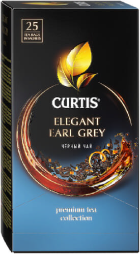 Чай черный Curtis  Elegant Earl Grey 25 пакетов