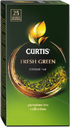 Чай зеленый Curtis  Fresh Green 25 пакетов.