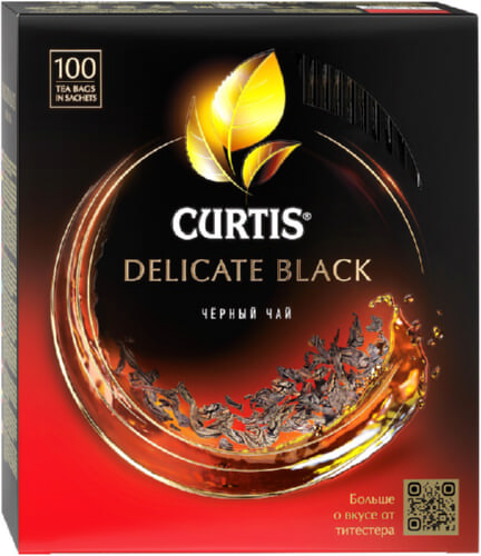 Чай черный  Curtis Delicate Black  100 пакетов.