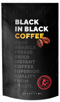 Кофе растворимый  Black in Black пакет 75 г.