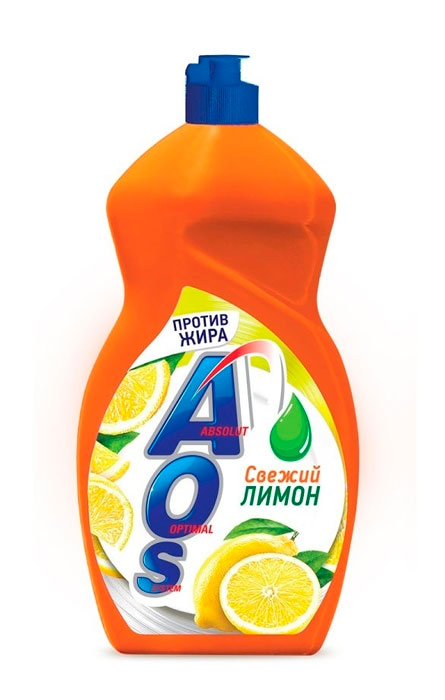 Средство для мытья AOS  Лимон  1,3 л.