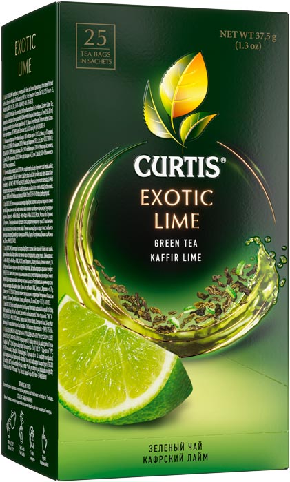 Чай зеленый Curtis Exotic Lime 25 пакетов.