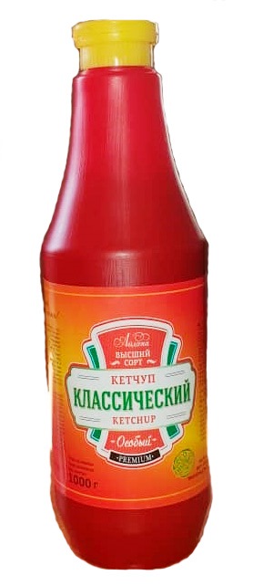 Кетчуп Айлана Классик пластиковая бутылка  0,750 г.
