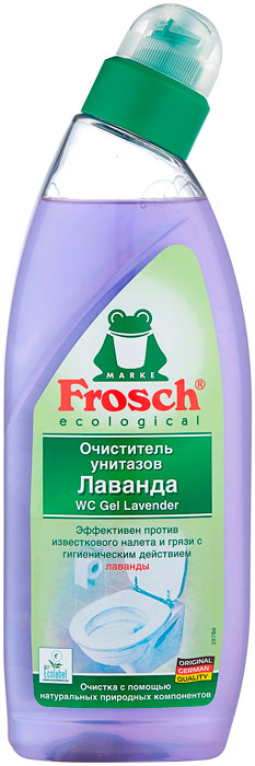 Очиститель Frosch для унитазов лаванда 0,75л.