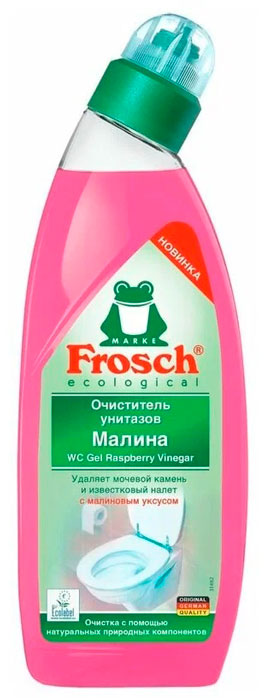 Очиститель Frosch унитазов малина  0,75л.