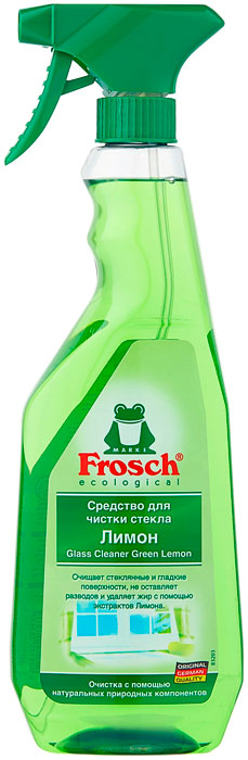 Средство Frosch  для чистки стекла лимон  0,75л.