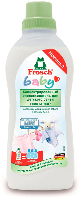 Ополаскиватель для  белья Frosch концентр детский 0,75 кг