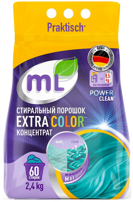 Порошок стиральный ML  Extra Color 2,4кг