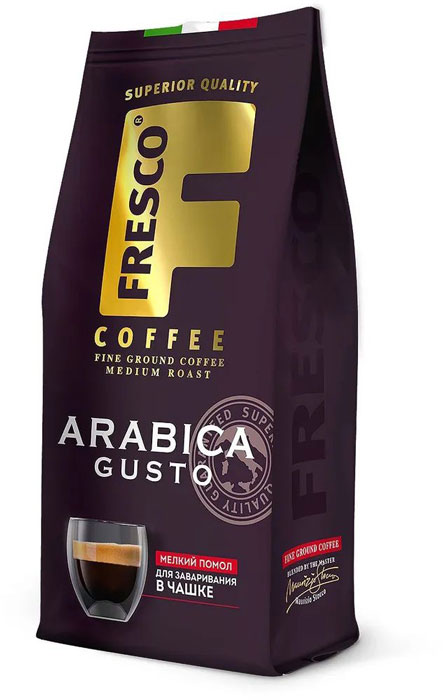 Молотsq кофе FRESCO Arabica Gusto для чашки 100 г.