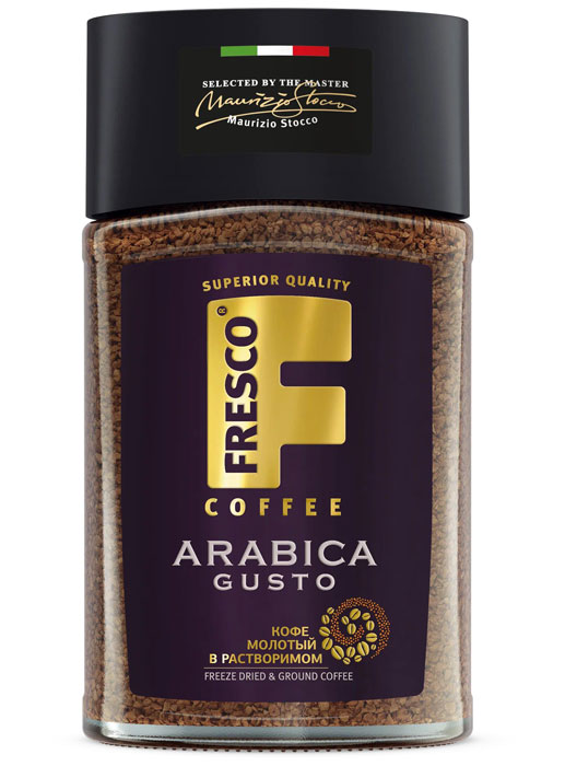 Кофе FRESCO Arabica Gusto с добавлением молотого 95 г