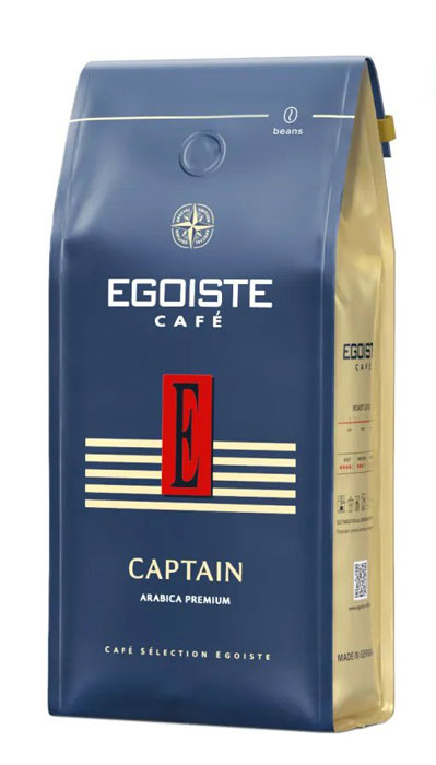 Кофе зерновой Egoistе Captain 250 г.