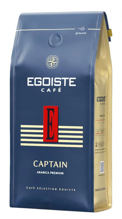 Молотый кофе Egoistе Captain 250 гр