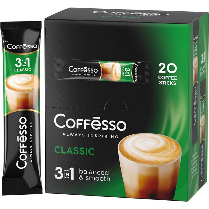Кофе Coffesso Classic растворимый 3в1 Х20штуки.