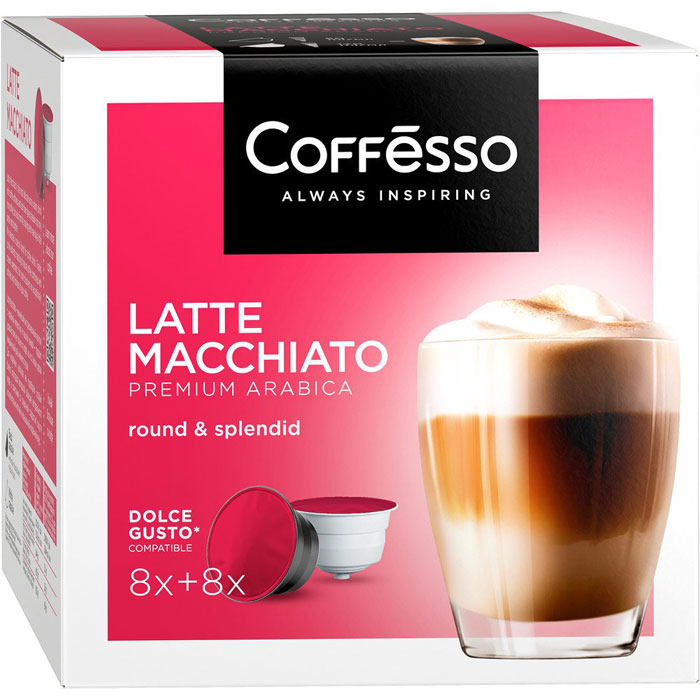 Капсулы D\G  (8шт) кофе Coffesso Latte Macchiato 172г