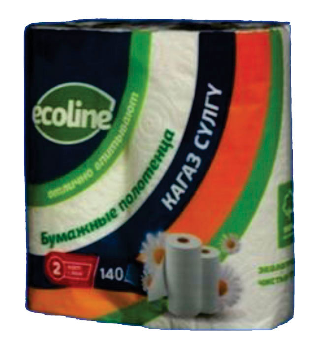 Бумажные полотенца 90отрывов Ecoline