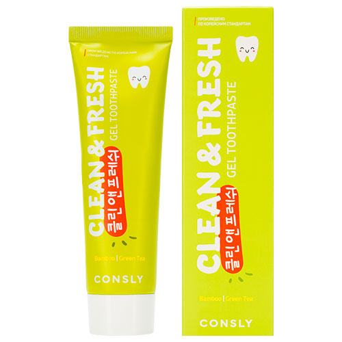 Consly зуб.паста гел.с экстр.бамбука\зел.чая 105 гр