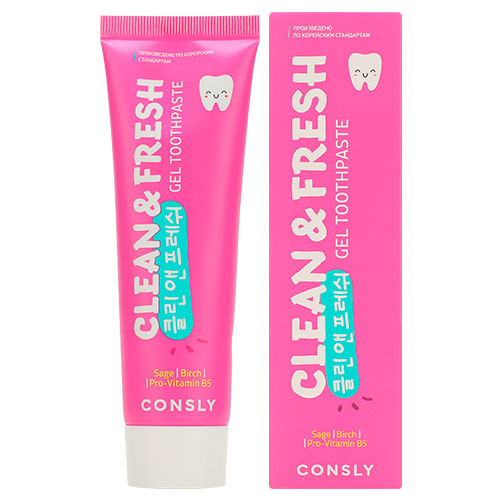 Consly зуб.паста гел.с экстр.шалфея\березы.защита дес.105 гр