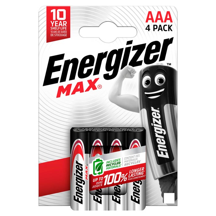 Батарейка Energizer Max Alkaline AAA x4шт