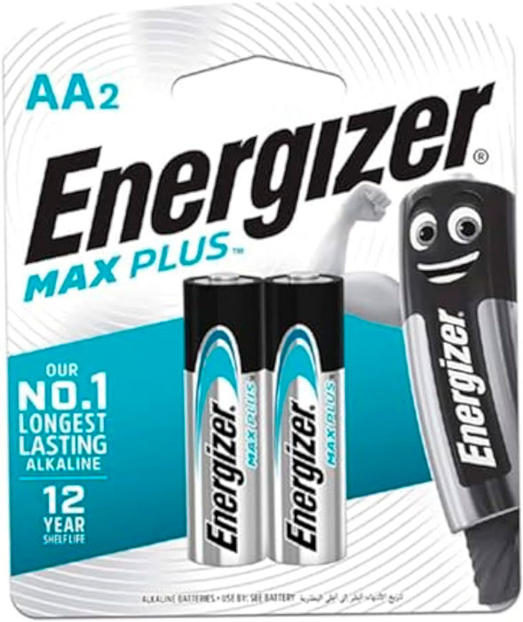 Батарейка Energizer Max Plus Alkaline AA x2шт