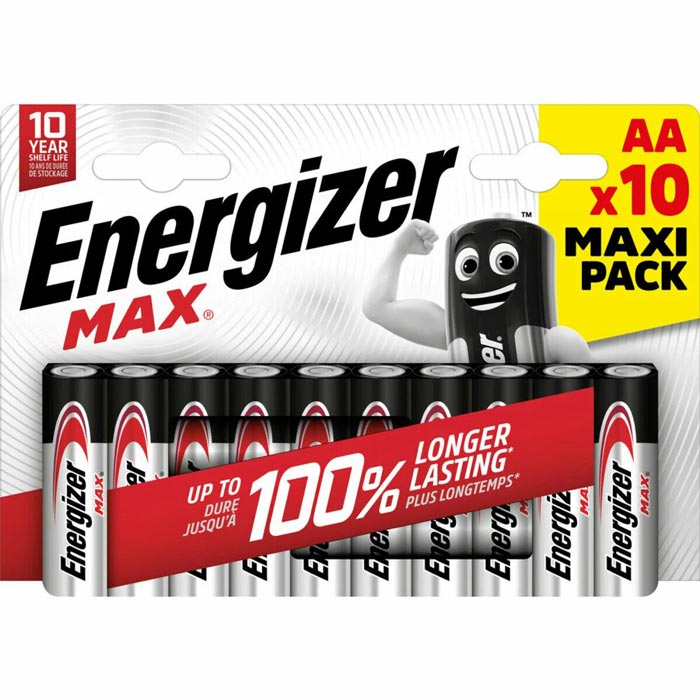 Батарейка Energizer Max Alkaline AA x10шт