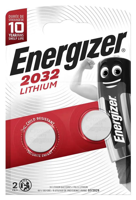 Батарейка Energizer Lithium CR2032 x2шт