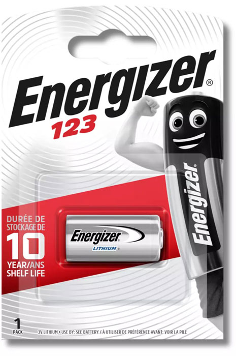 Батарейка Energizer 123 Lithium x1шт